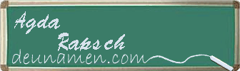 Agda Rapsch Visitenkarte